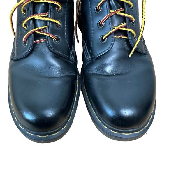 Dr Martens 1460 Air Wair Boots Smooth Black Mens Size 10 Womens 11 - Picture 3 of 12
